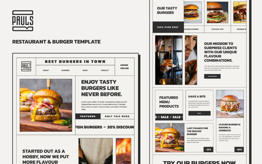 Best Food and Drink Webflow Template