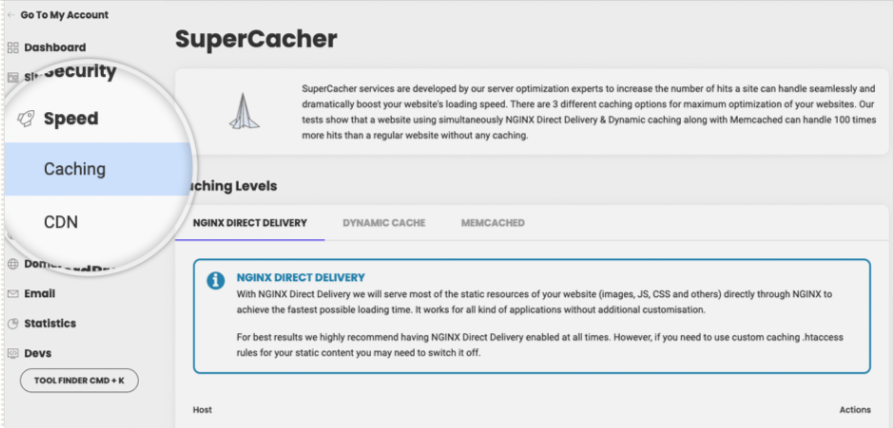 supercacher features