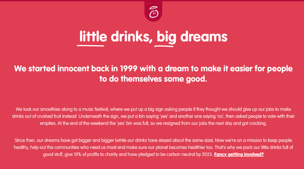 Innocent Drinks about us