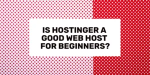 Is Hostinger a Good Web Host For Beginners?