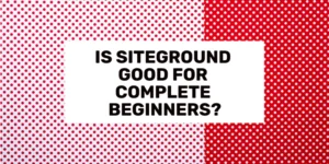 is siteground good for beginners in 2024