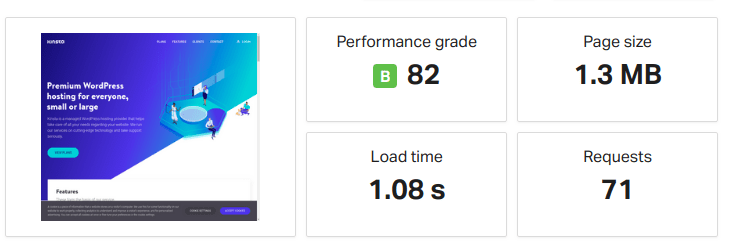 kinsta speed test