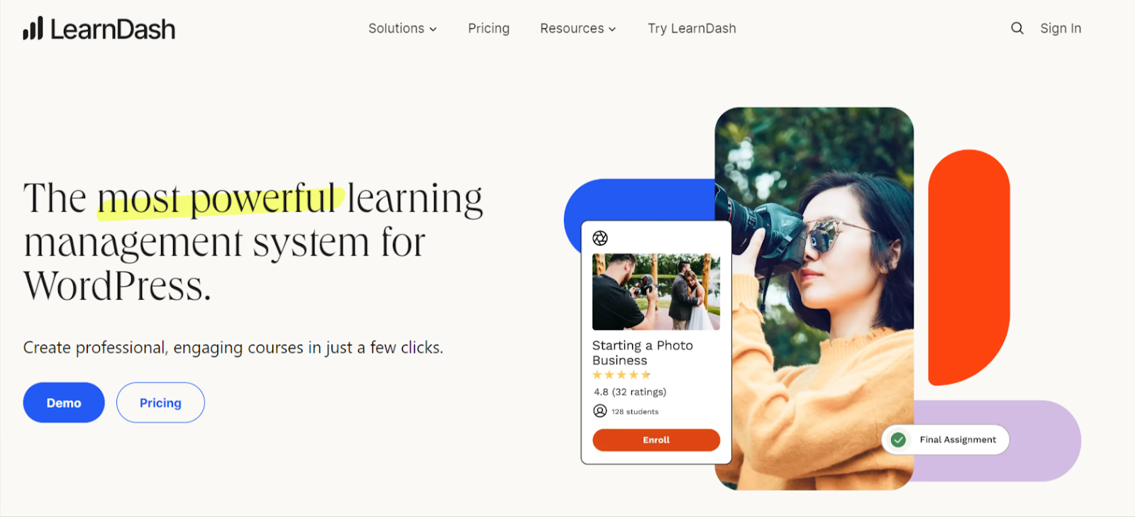 learndash homepage