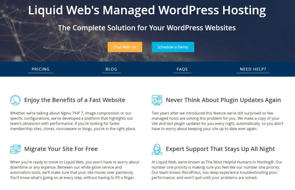 Liquid Web Managed WordPress Hosting