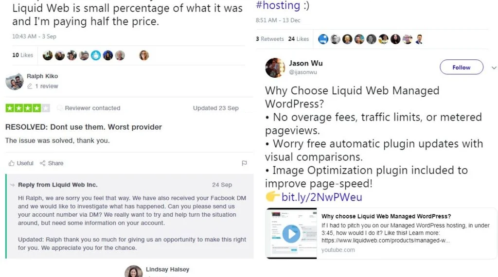 liquid web reviews 2024