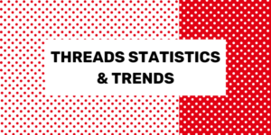 meta facebook threads statistics 2024
