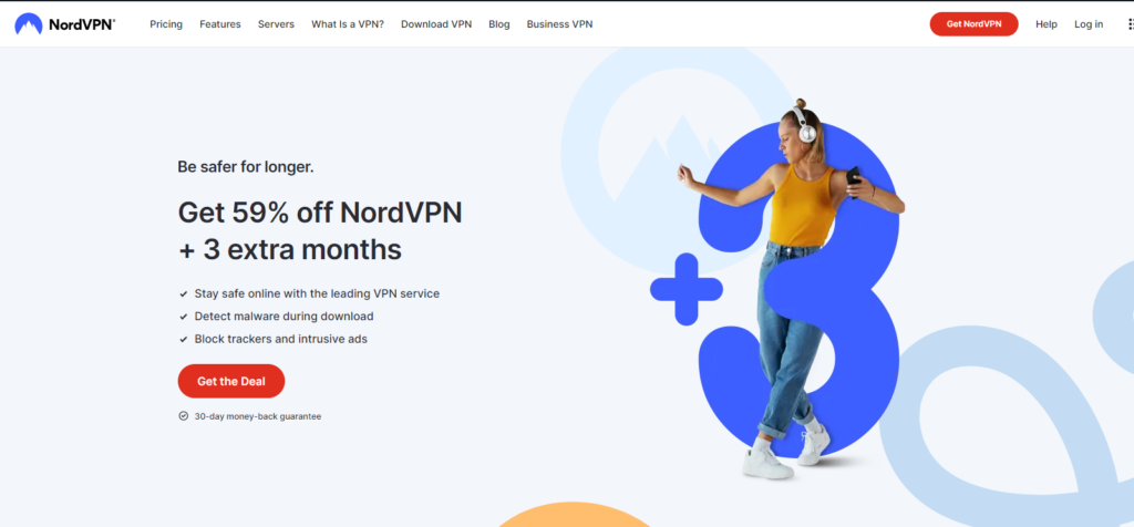 nordvpn homepage