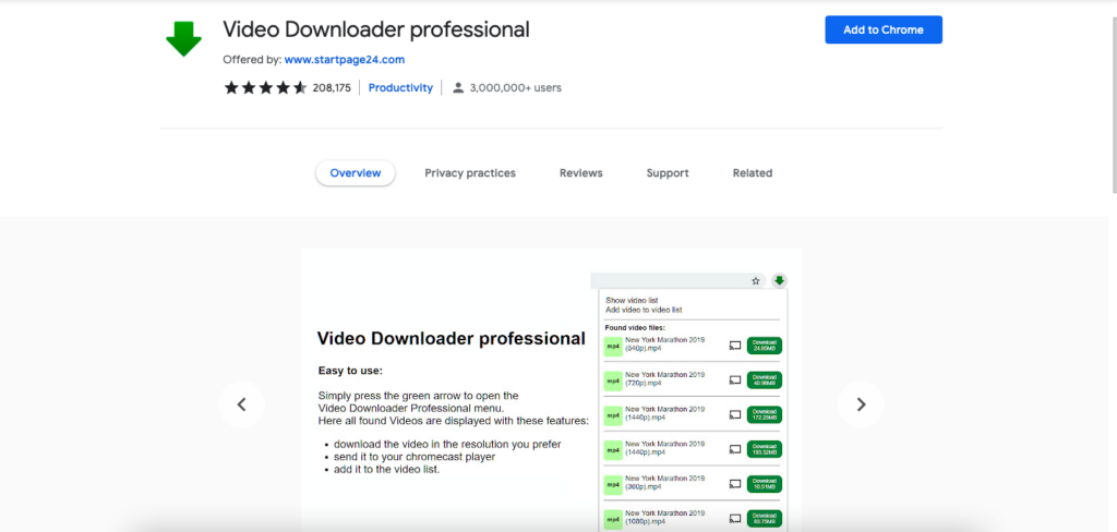 Video Downloader Professional