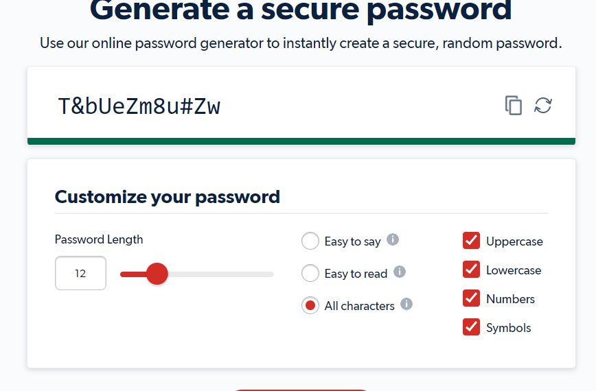 password generator