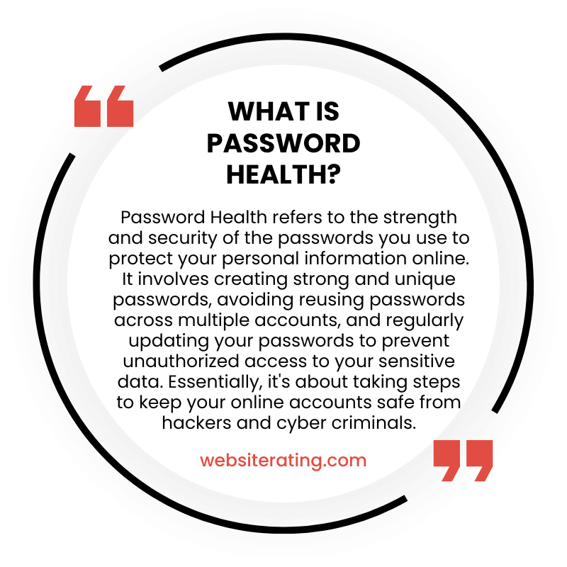 What is Password Health?