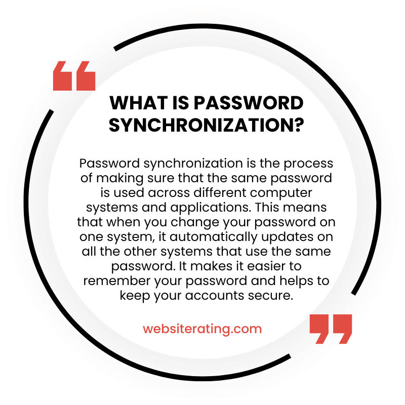 What is Password Synchronization?