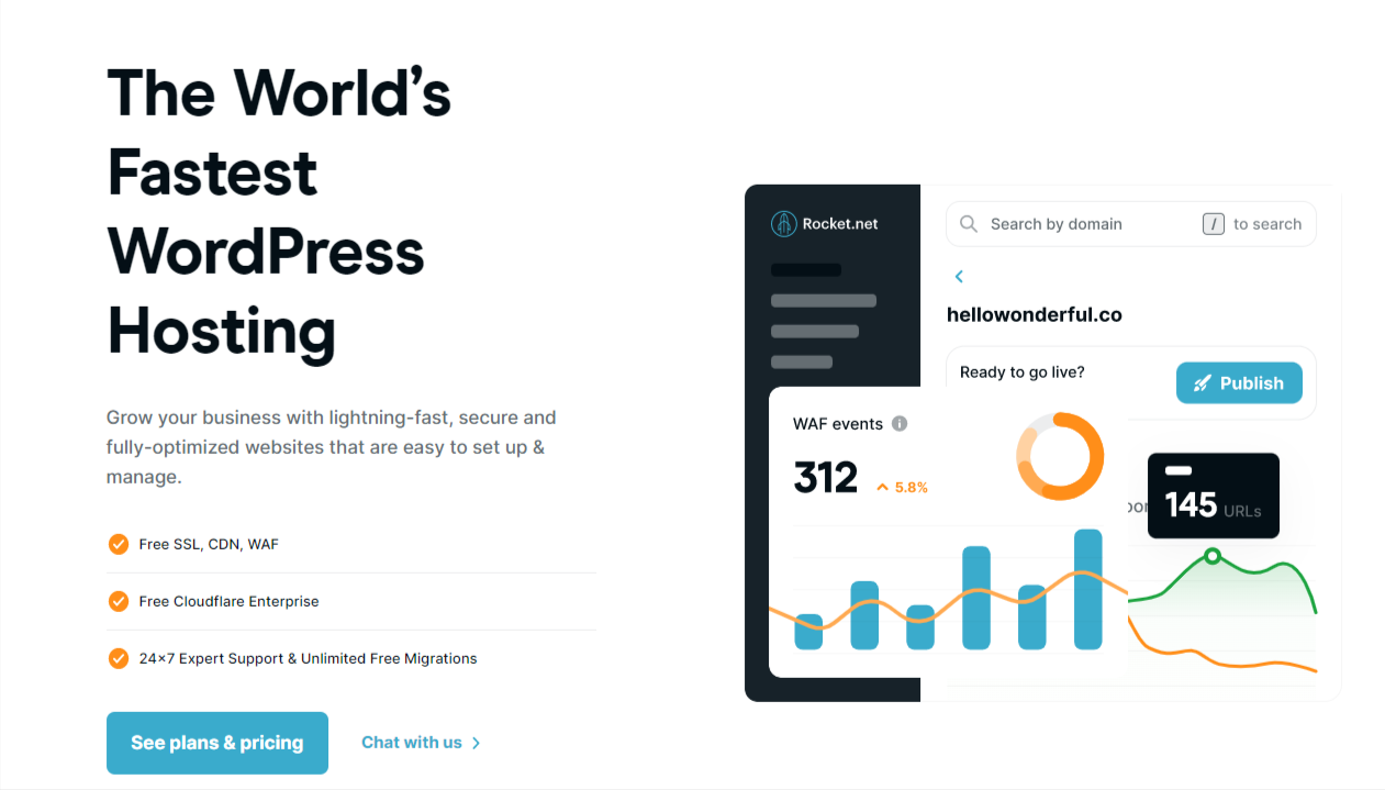 rocket.net - world's fastest wordpress hosting in 2024, but is it really?