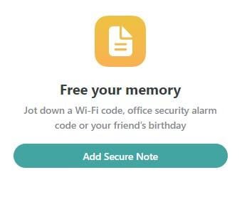 secure notes