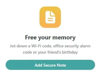secure notes