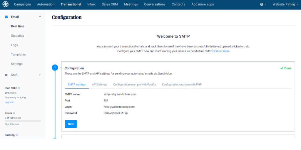 Sendinblue Transactional Email Marketing