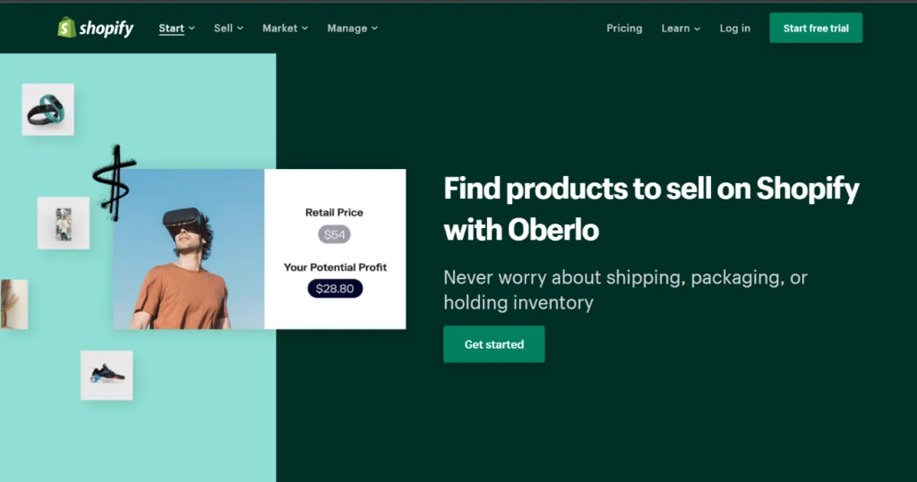 Shopify and Oberlo integration