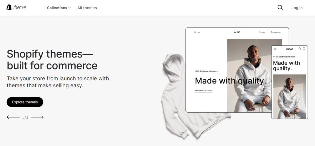 shopify themes - paid and free theme