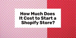 How Much Does It Cost to Start a Shopify Store 2024
