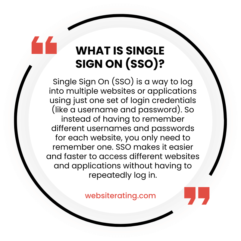 What Is Single Sign On (SSO)?