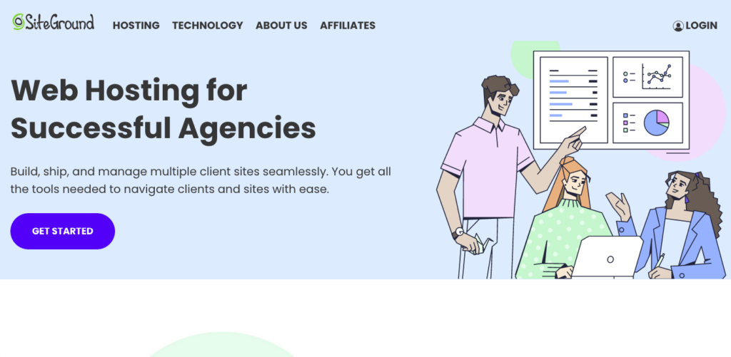 siteground agency wordpress hosting