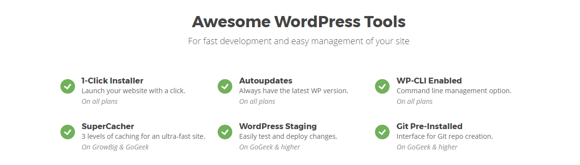 siteground managed wordpress hosting