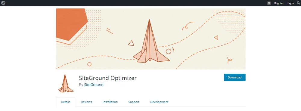 siteground optimizer plugin