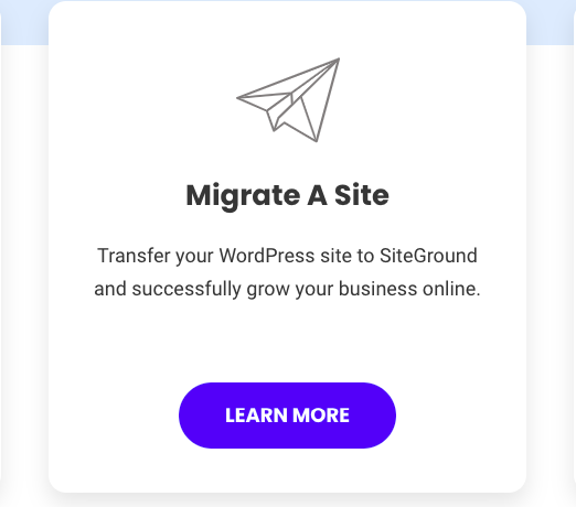 siteground site migration