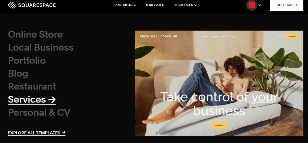 squarespace templates