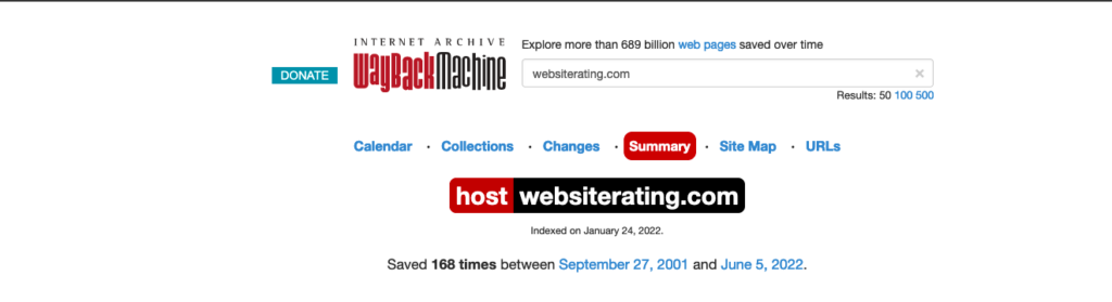 the wayback machine