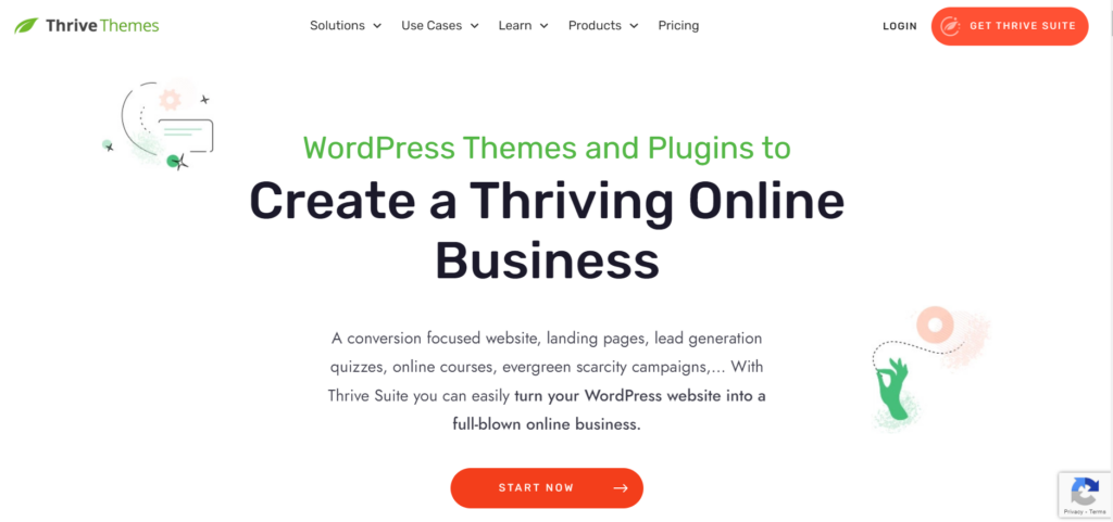 thrivethemes homepage