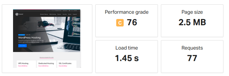 tso host speed test