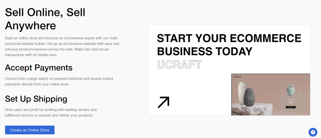 ucraft website builder