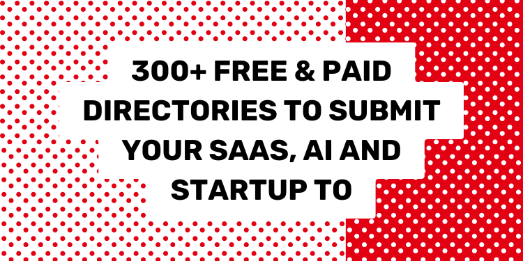 directories to submit your saas ai startup to