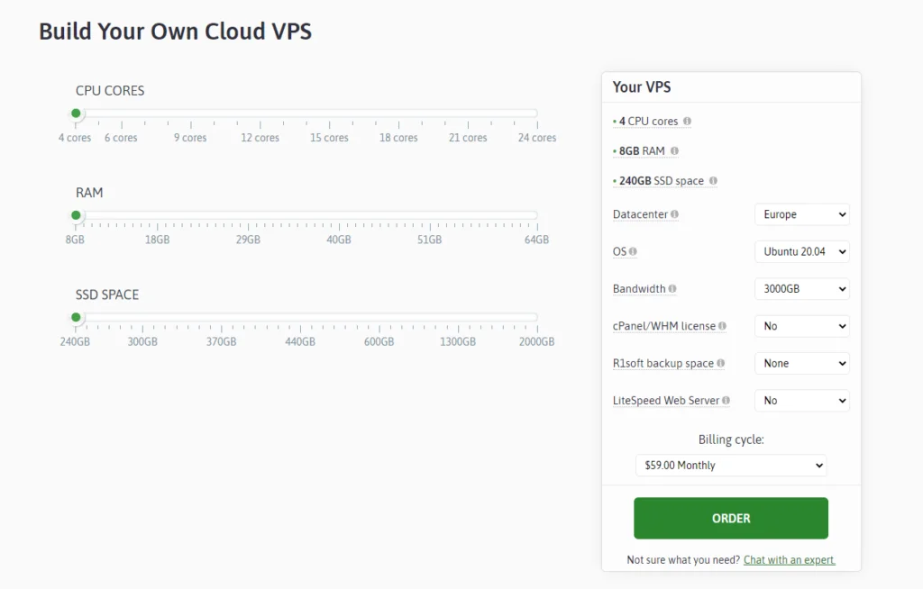 vps configuration