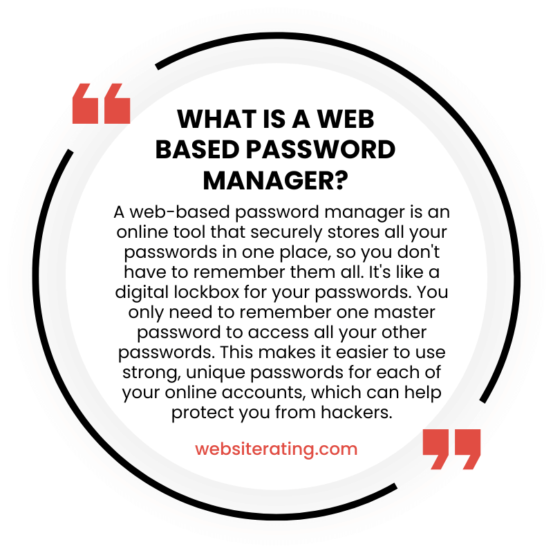 What Is A Web Based Password Manager?