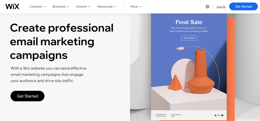Wix email marketing tools