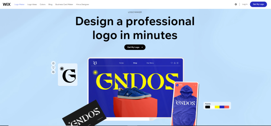 Wix's free logo maker