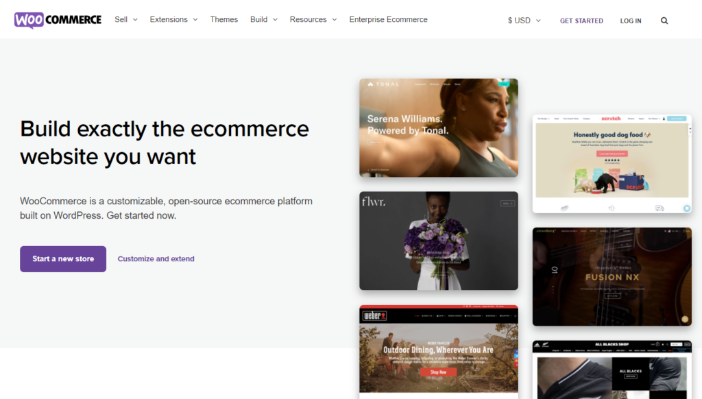 woocommerce homepage